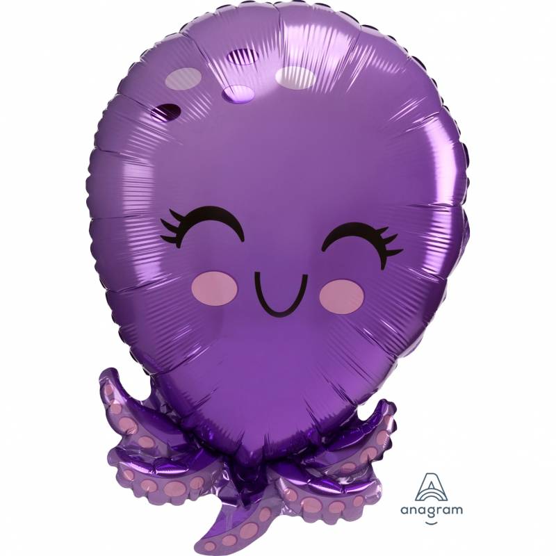 14'' X 21'' Octopus Shape Foil Balloon