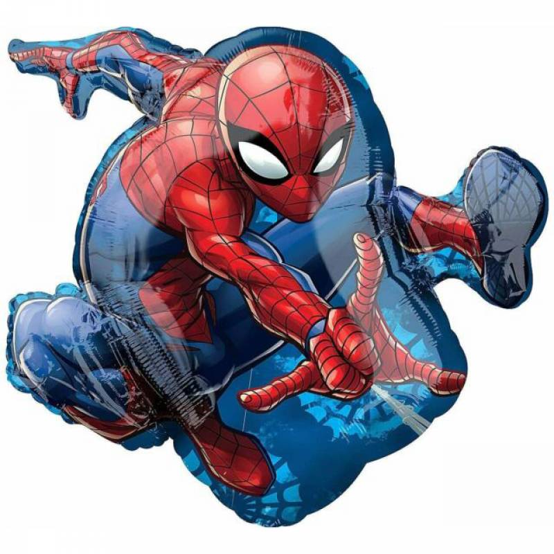 17'' x 29'' Spiderman Shape Foil Balloon