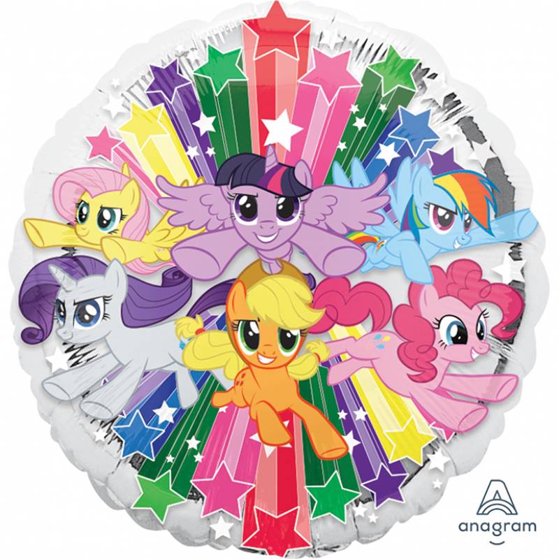 18" My Little Pony Gang Round Foil Balloon