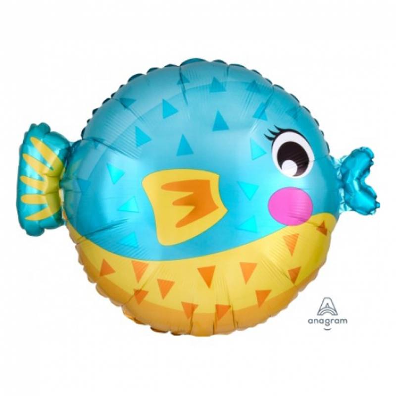 21″ Puffer Fish Shape Foil Balloon