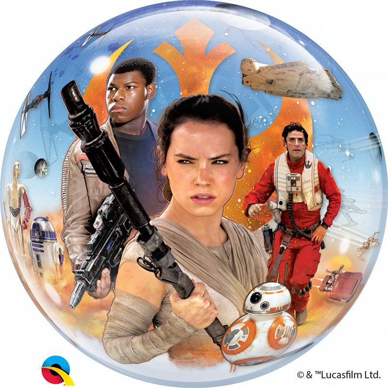 22" Disney Star Wars: The Force Awakens Bubble Balloon