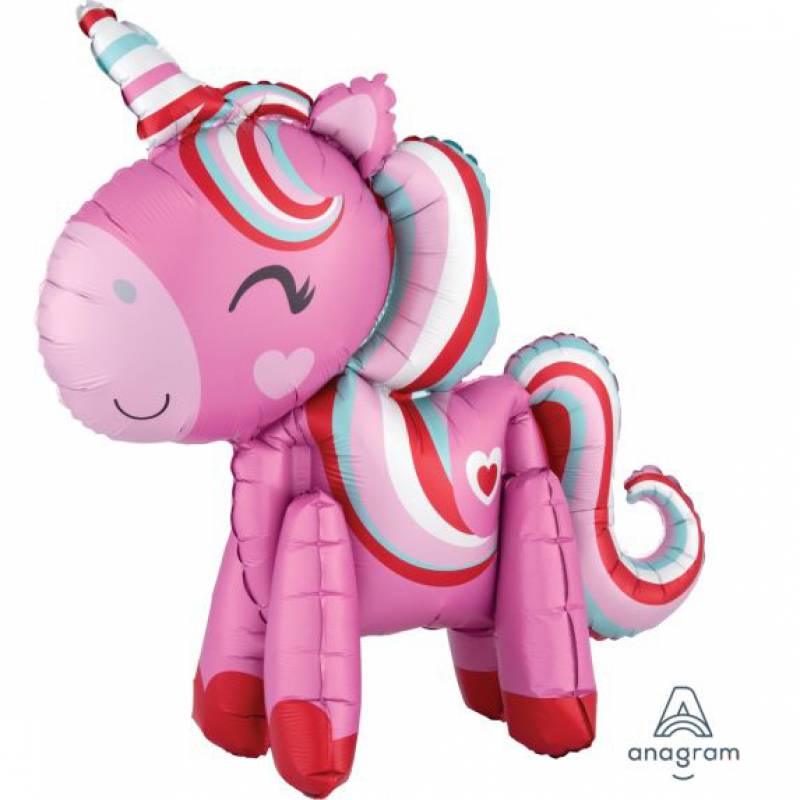 22'' x 25'' Magical Pink Unicorn Shape Foil Balloon