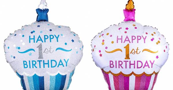 36 Birthday Cake with Stars Shape Foil Balloon