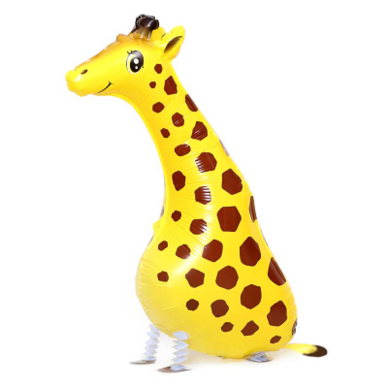 32" x 30" Gentle Giraffe Walking Pet Foil Balloon