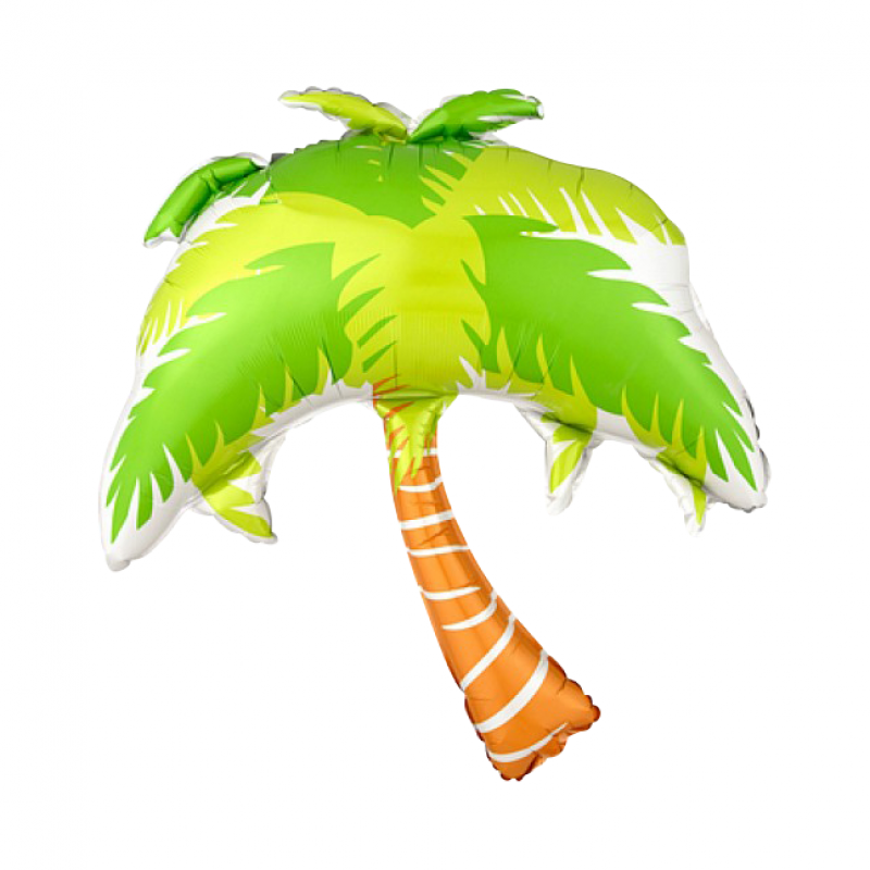 34″ Summer Palm Tree Shape Foil Balloon