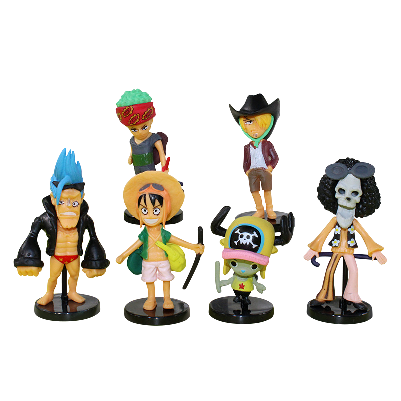 One Piece Toy Cake Topper Set
