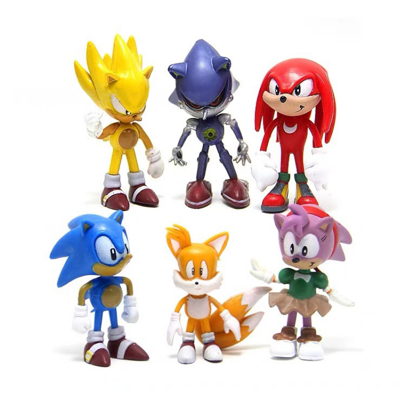 Sonic Toy Cake Topper Set