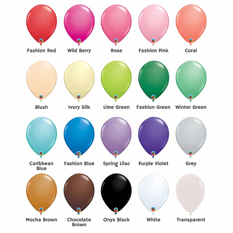 11'' Fashion Colour Round Latex Balloon