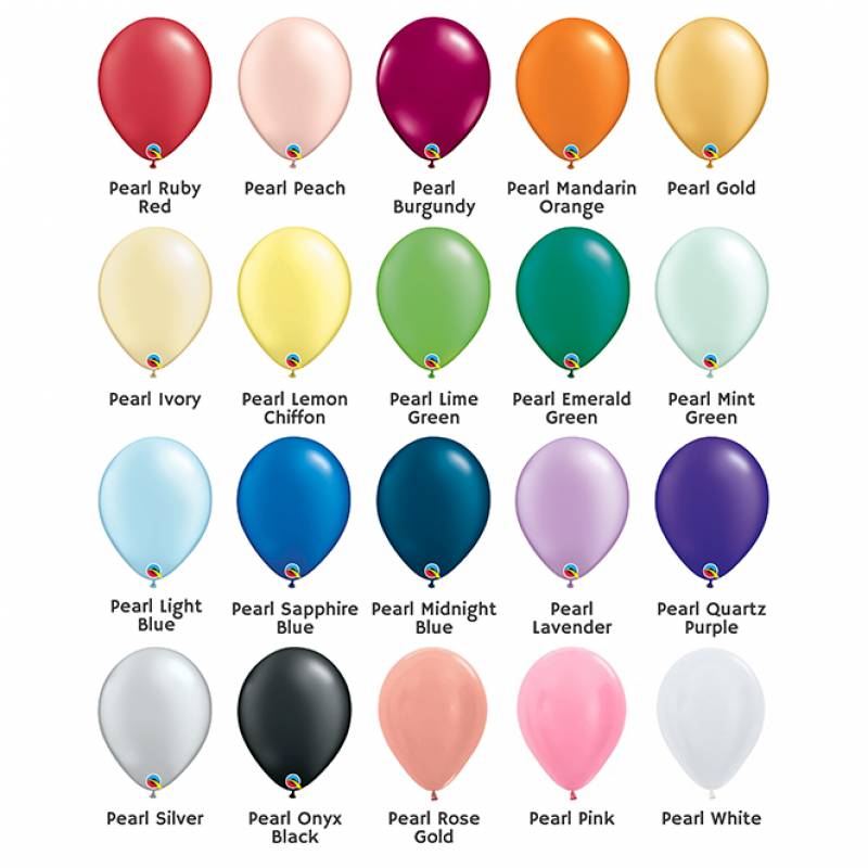 11'' Pearl Colour Round Latex Balloon
