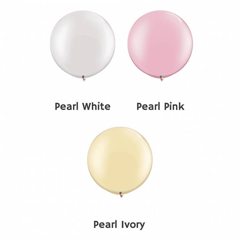 30" Pearl Colour Round Latex Balloon